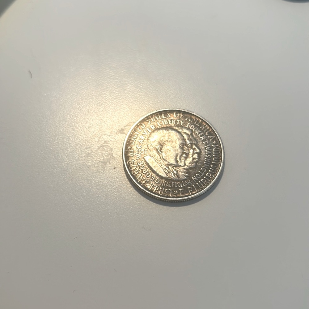 George W Carver Booker T half dollar